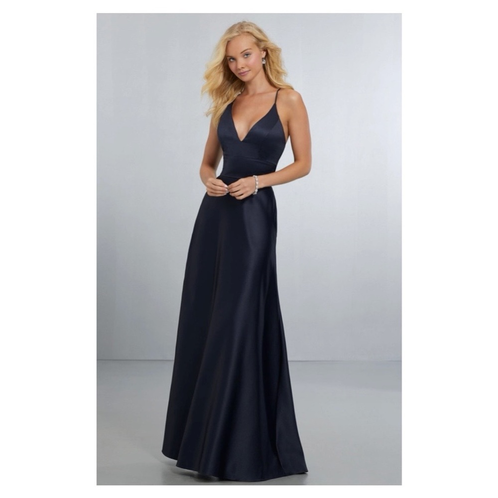 MoriLee By Madeline Gardner Satin Dress